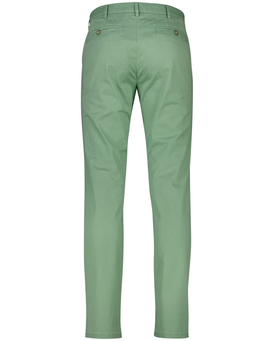 Meyer New York groen flatfront pantalon katoen