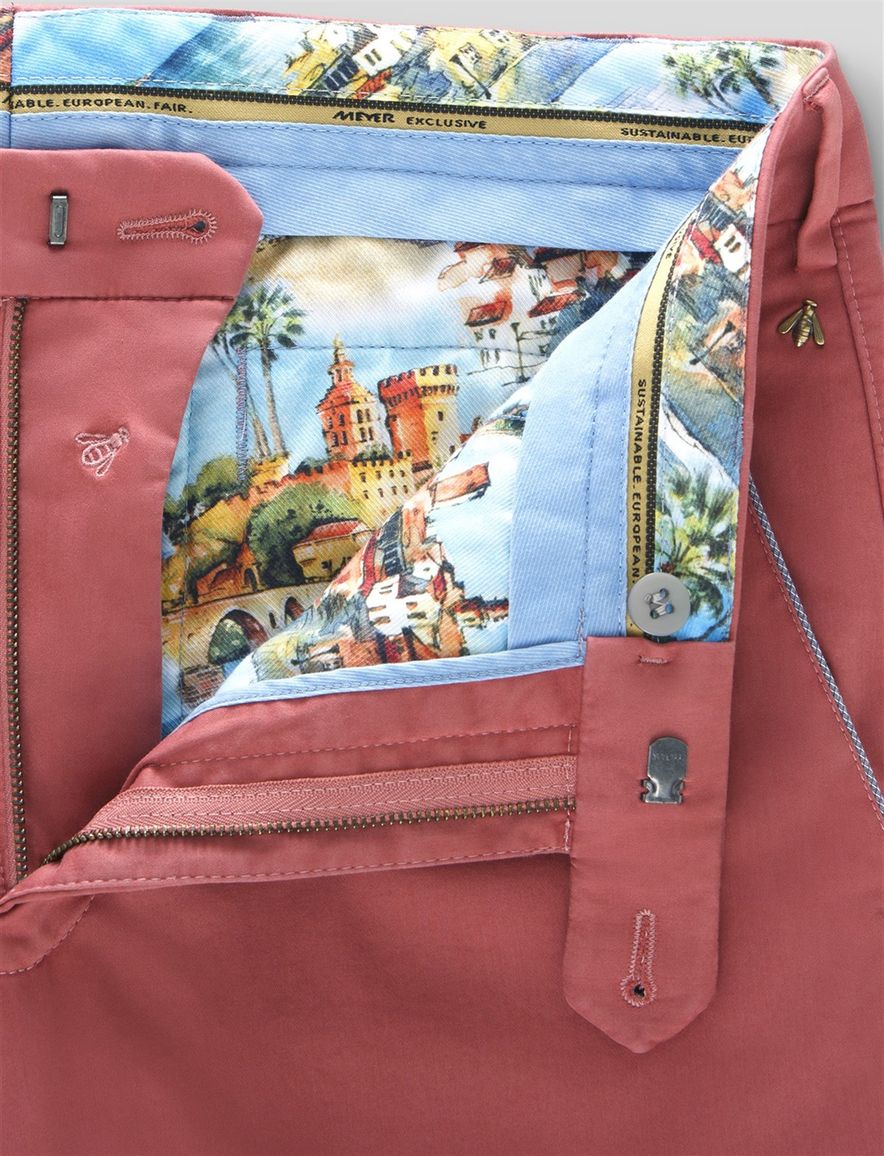 Meyer New York katoenen broek roze