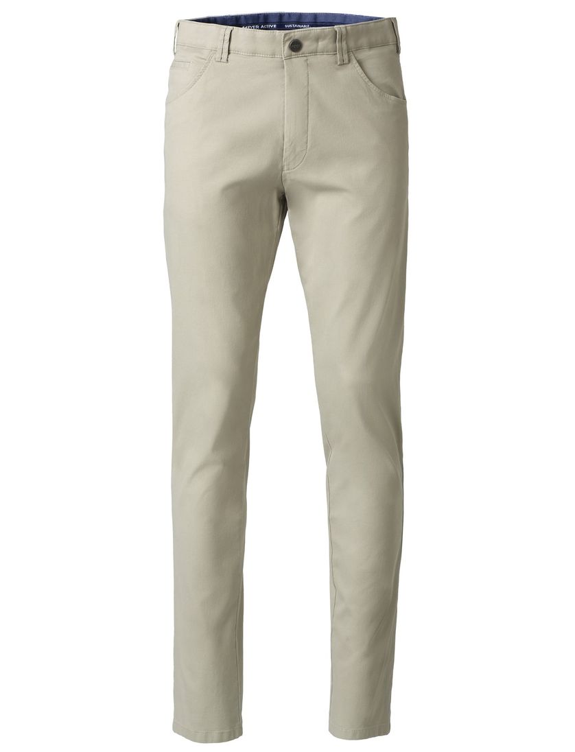 katoenen broek Meyer Dublin beige