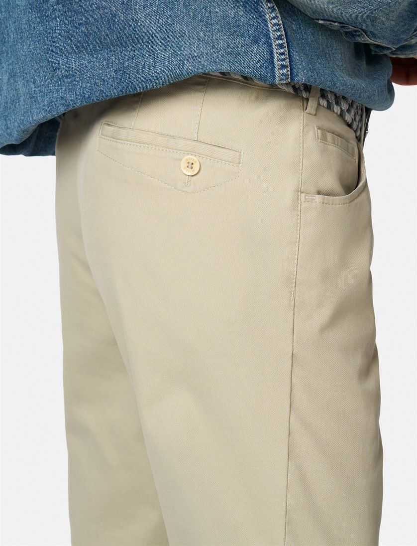 katoenen broek Meyer Dublin beige
