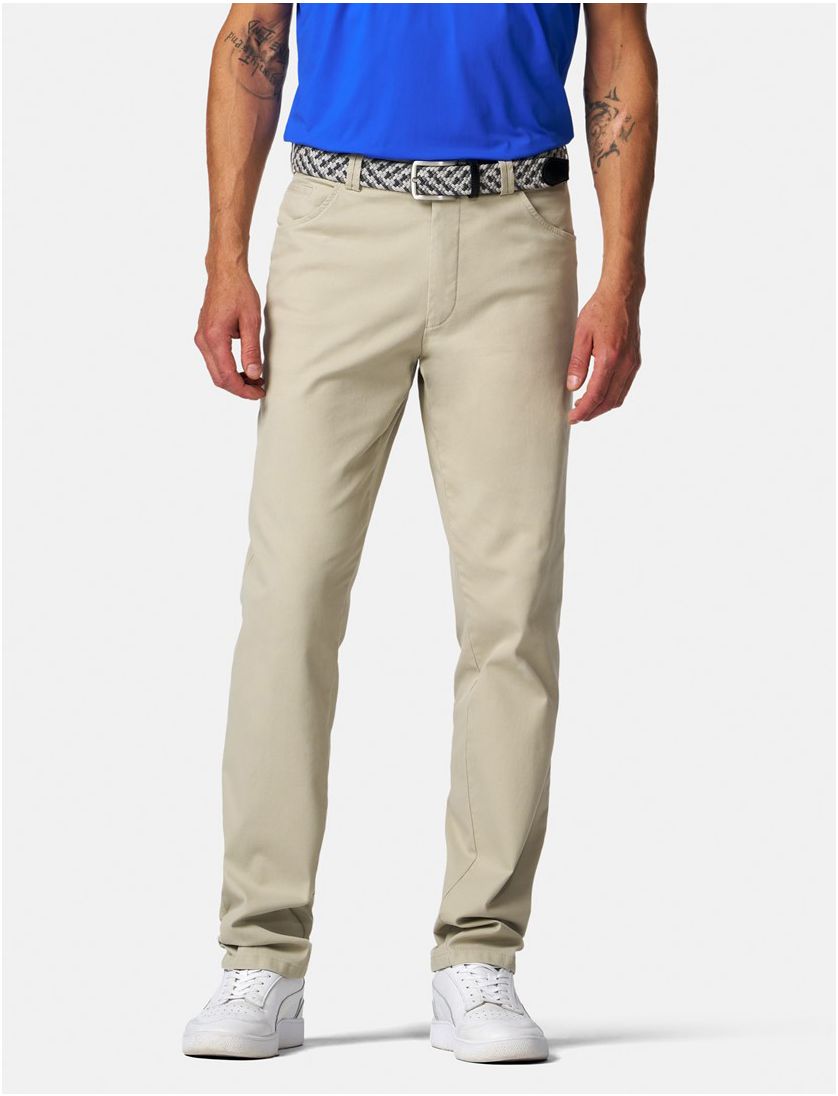 katoenen broek Meyer Dublin beige
