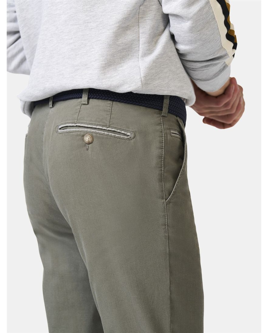 Meyer Bonn katoenen broek groen