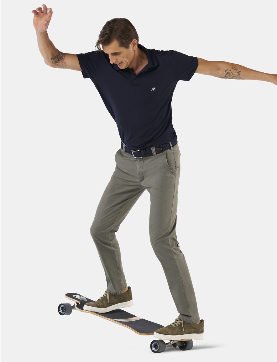 katoenen broek groen Meyer Bonn