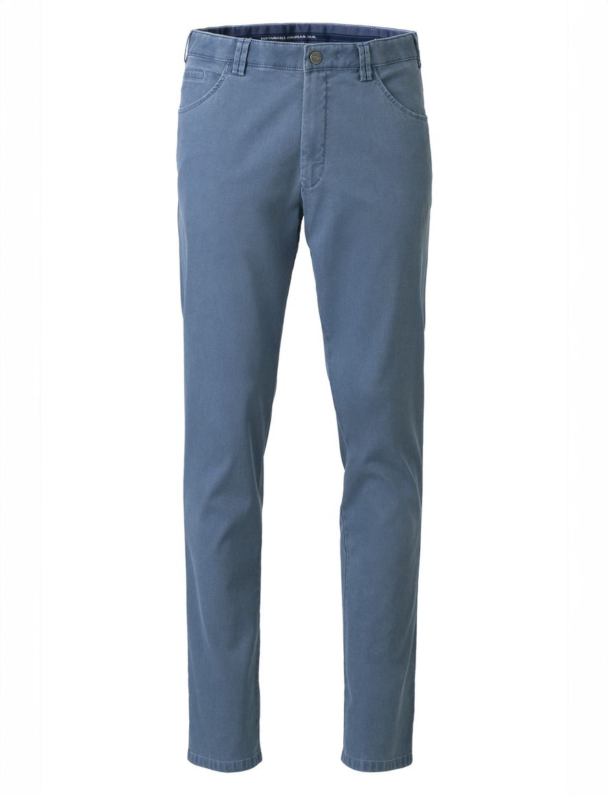 katoenen broek blauw Meyer Dublin