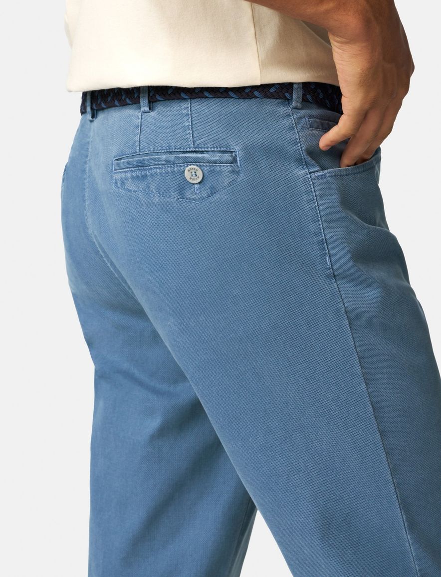 katoenen broek blauw Meyer Dublin
