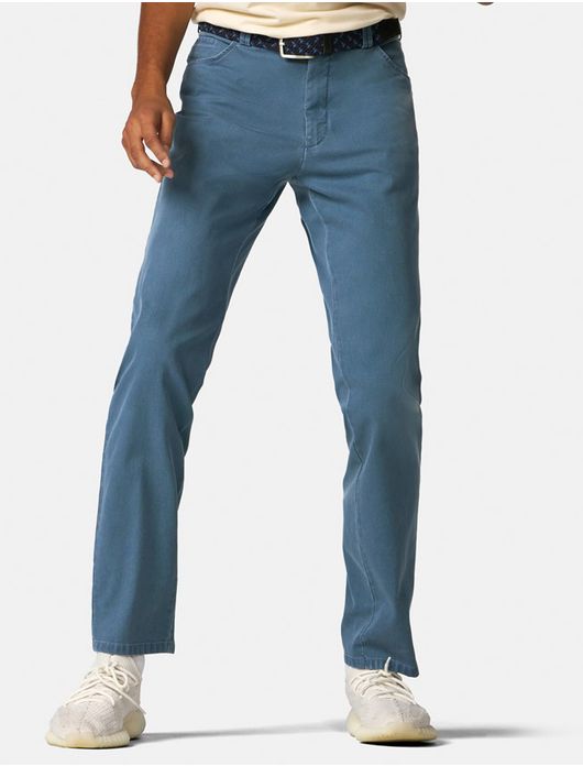 katoenen broek blauw Meyer Dublin
