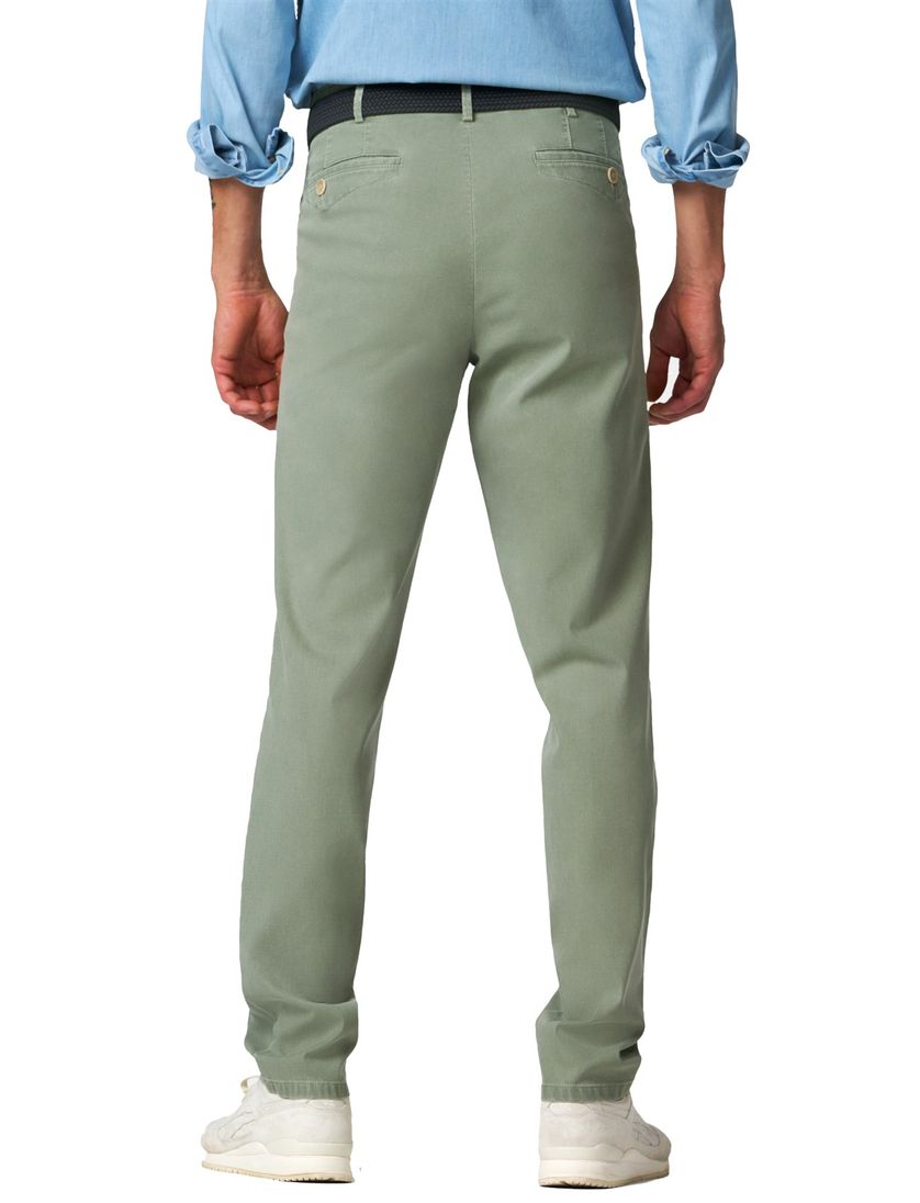 katoenen broek Meyer Dublin groen