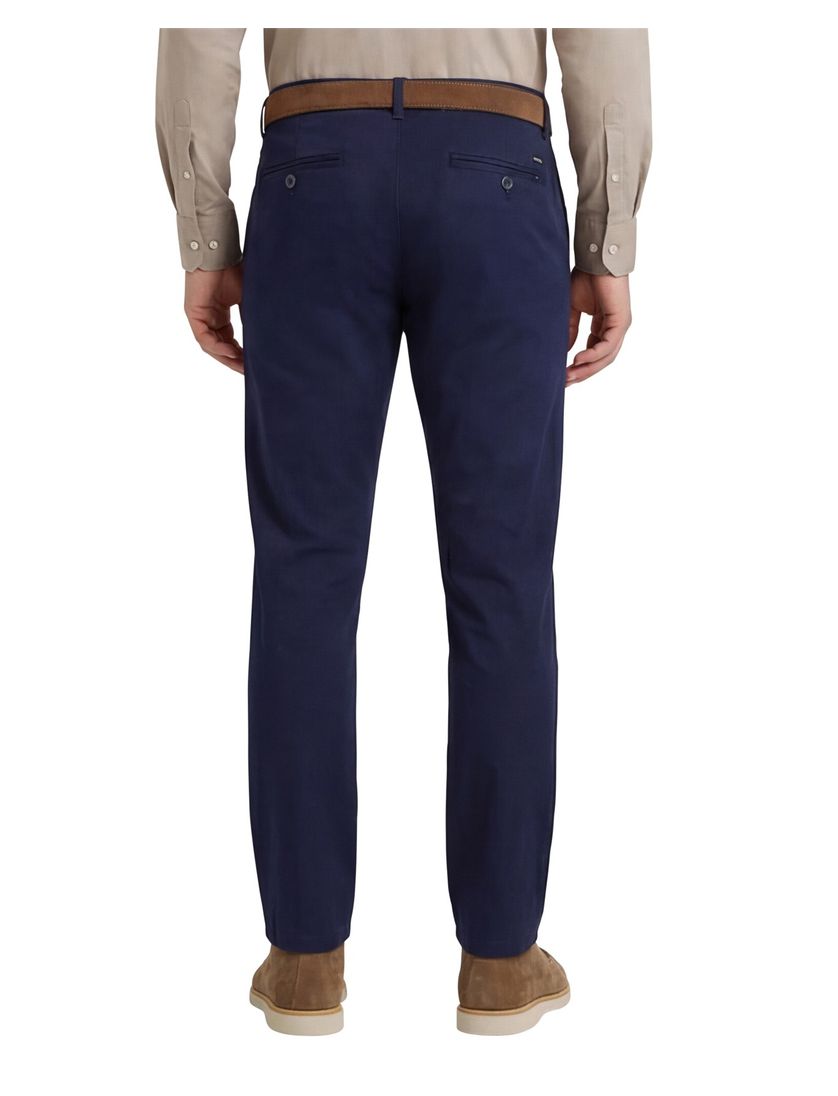 Meyer pantalon flatfront Tokyo donkerblauw