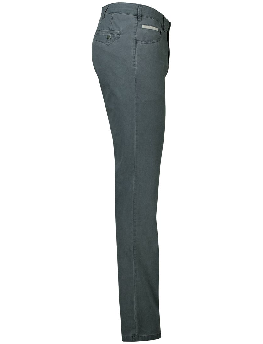 Meyer Dublin Pantalon blauw 5-pocket katoen