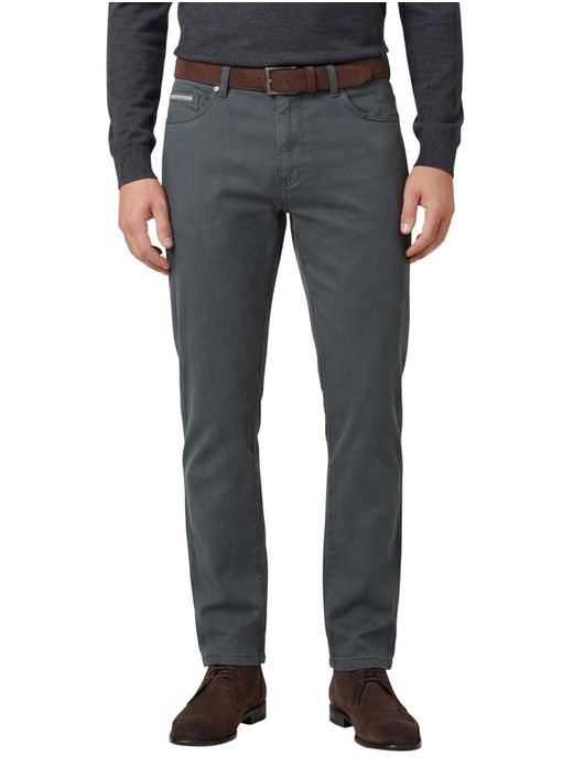 Meyer Pantalon katoen blauw 5-pocket