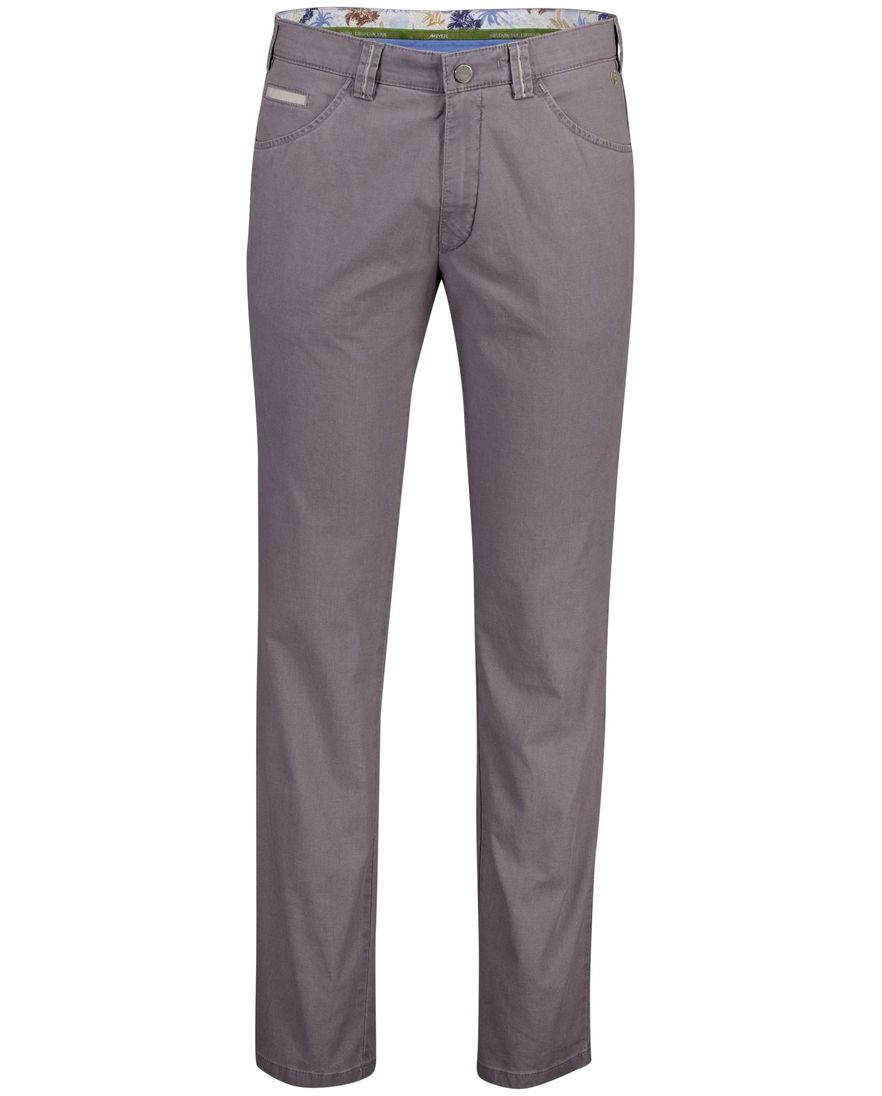 Meyer Dublin panatalon katoen grijs normale fit