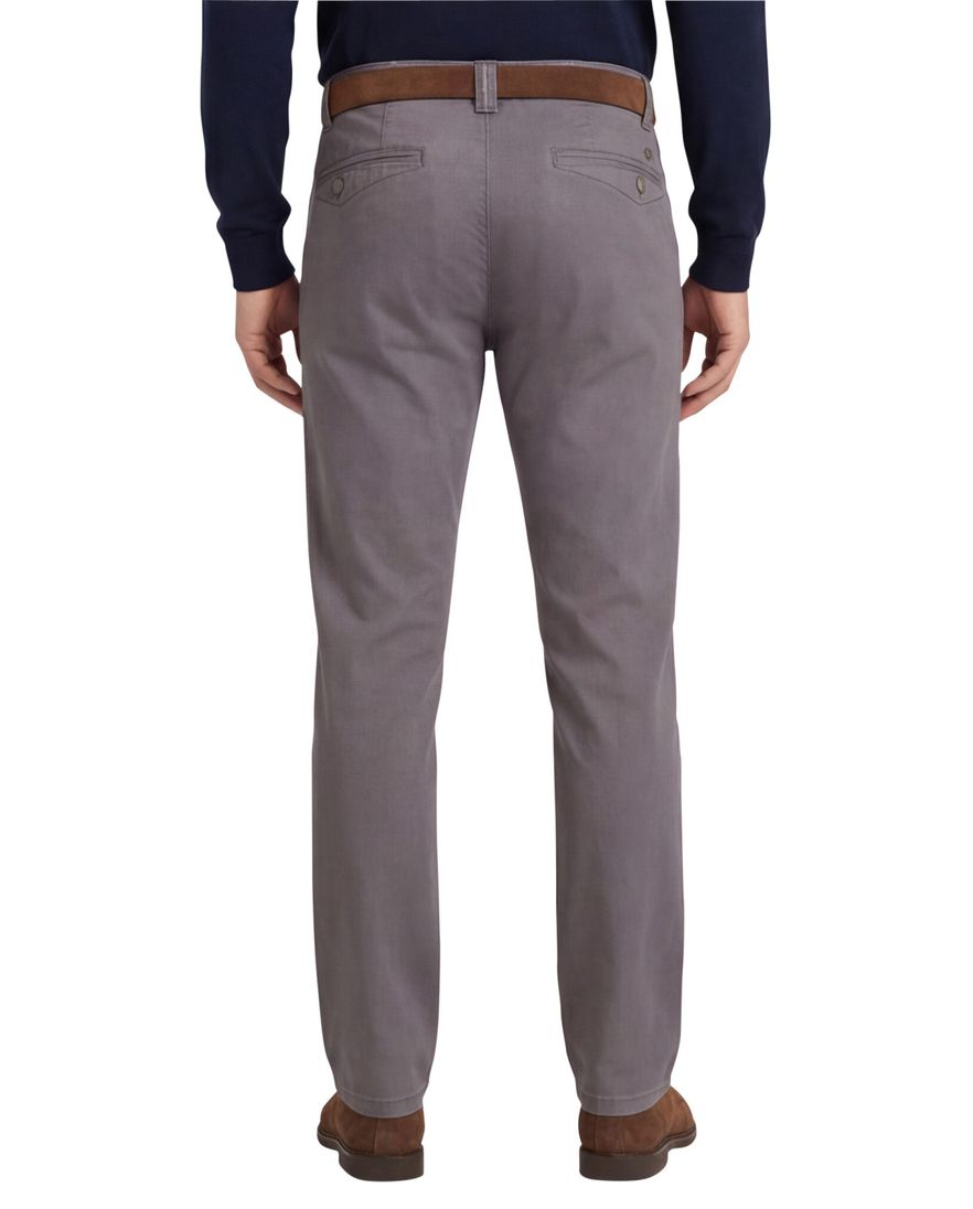 Meyer Dublin panatalon katoen grijs normale fit