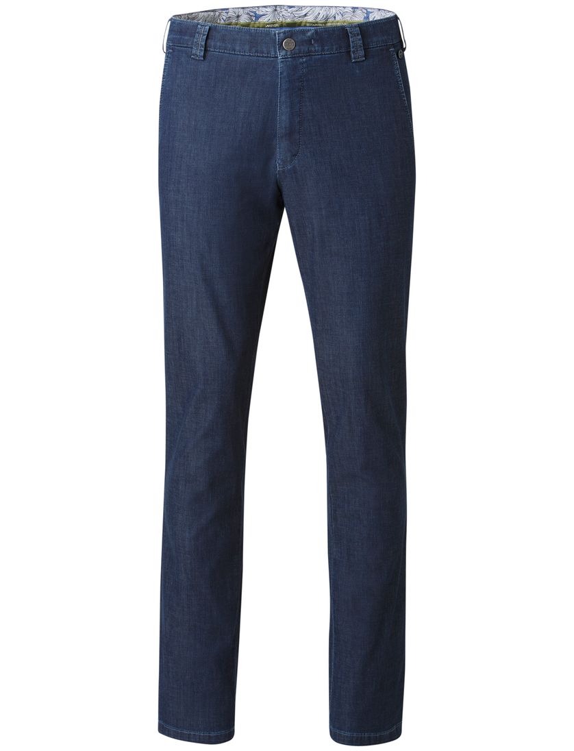 Meyer Pantalon jeans blauw effen