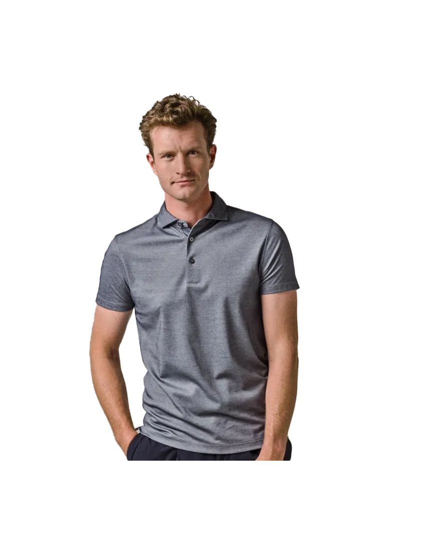 Profuomo polo grijs gemêleerd