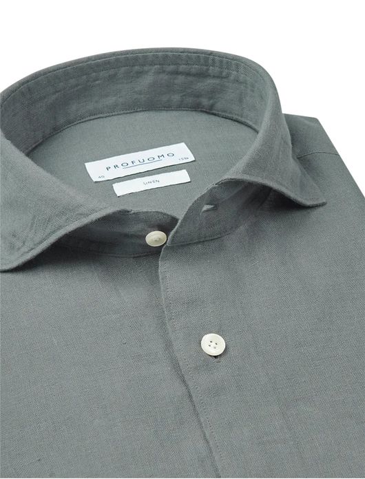 business overhemd groen Profuomo