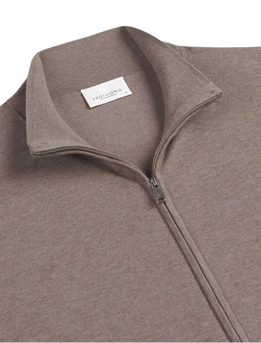 Profuomo vest bruin gemeleerd