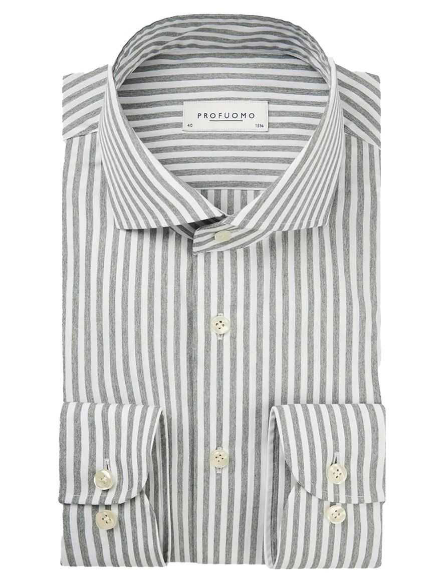 business overhemd groen Profuomo