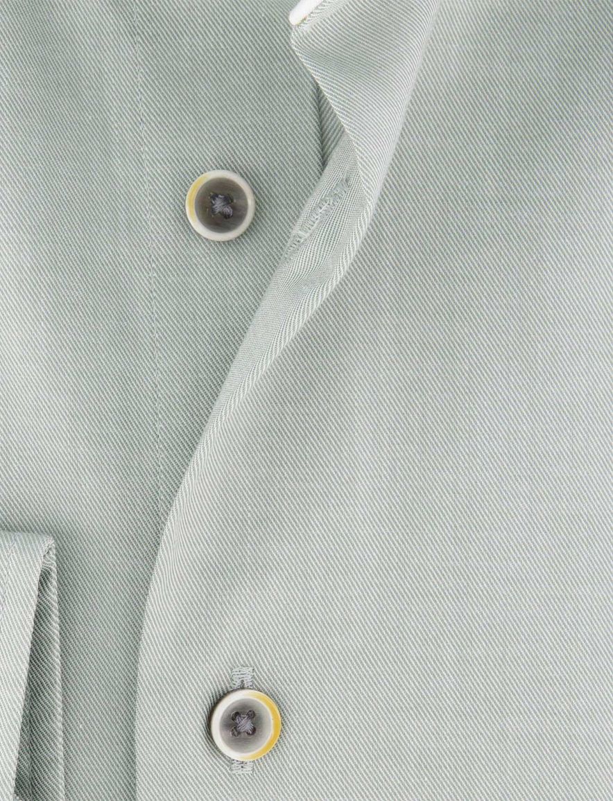 Michaelis overhemd effen groen strijkvrij slim fit