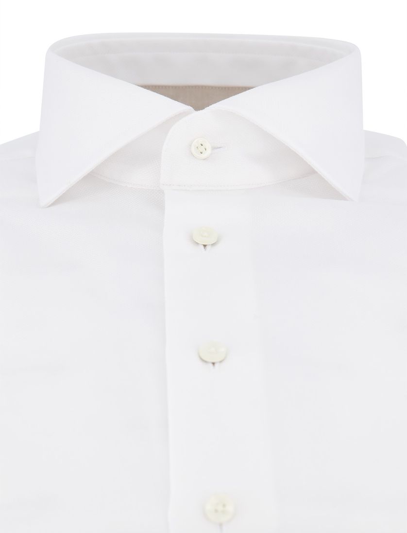 Michaelis overhemd wit Slim Fit Non-Iron 100% katoen