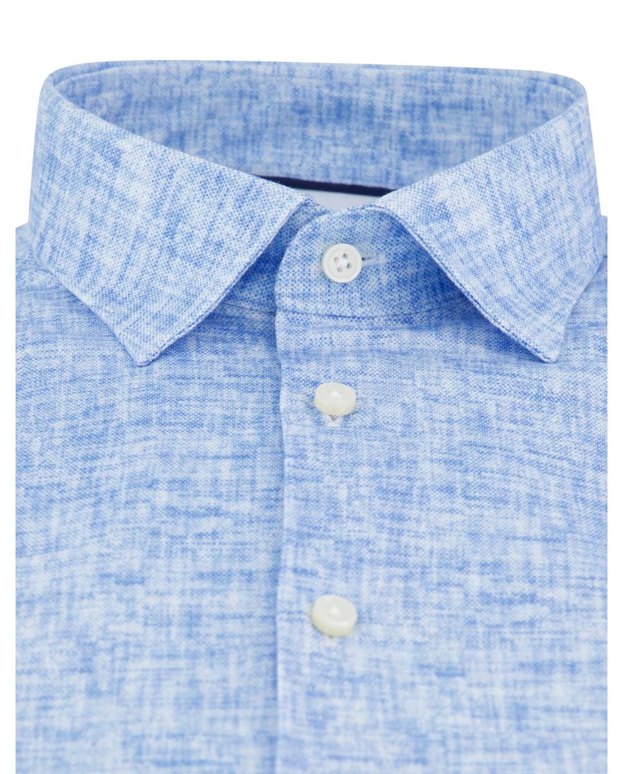 Desoto overhemd lichtblauw katoen