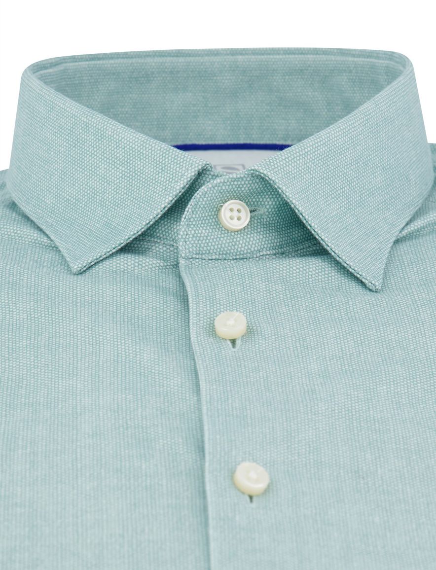 Desoto overhemd mintgroen korte mouw jersey