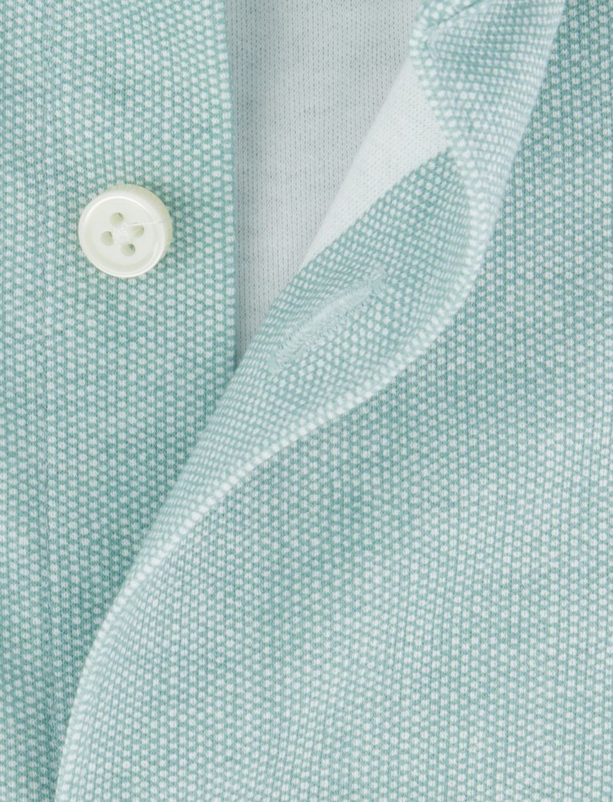 Desoto overhemd mintgroen korte mouw jersey