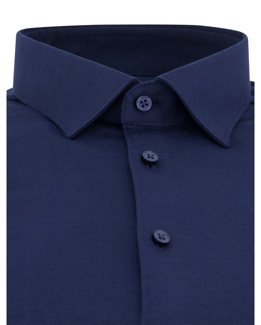 Desoto korte mouw overhemd navy