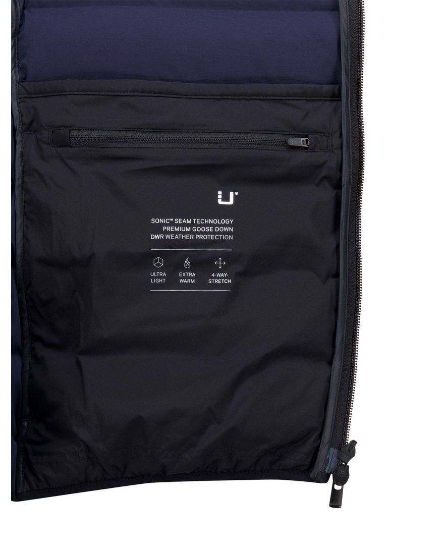 UBR bodywarmer donkerblauw effen