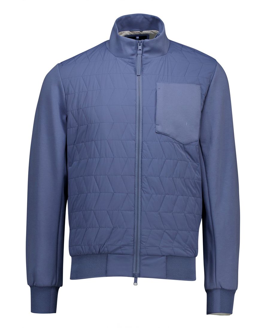 People of Shibuya tussenjas blauw gewatteerd