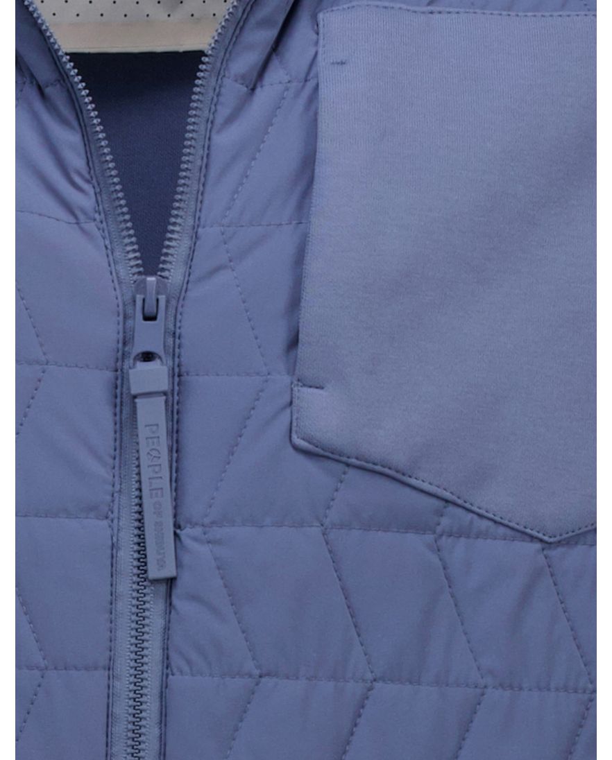 People of Shibuya tussenjas blauw gewatteerd