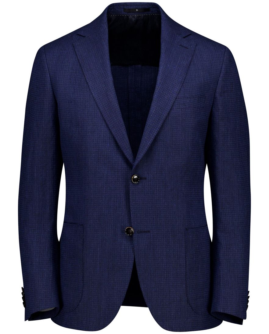 Dressler regular fit colbert blauw