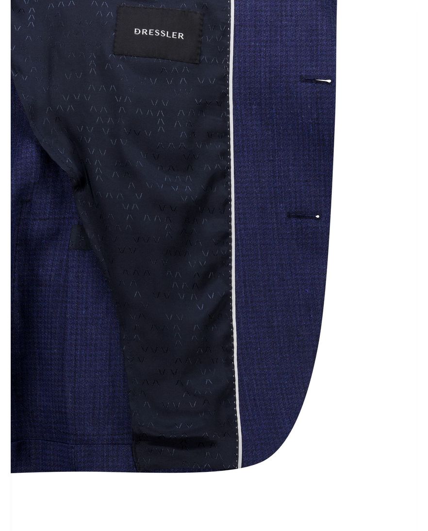 Dressler regular fit colbert blauw