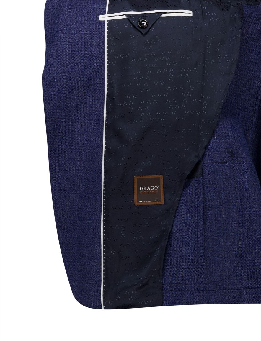 Dressler regular fit colbert blauw