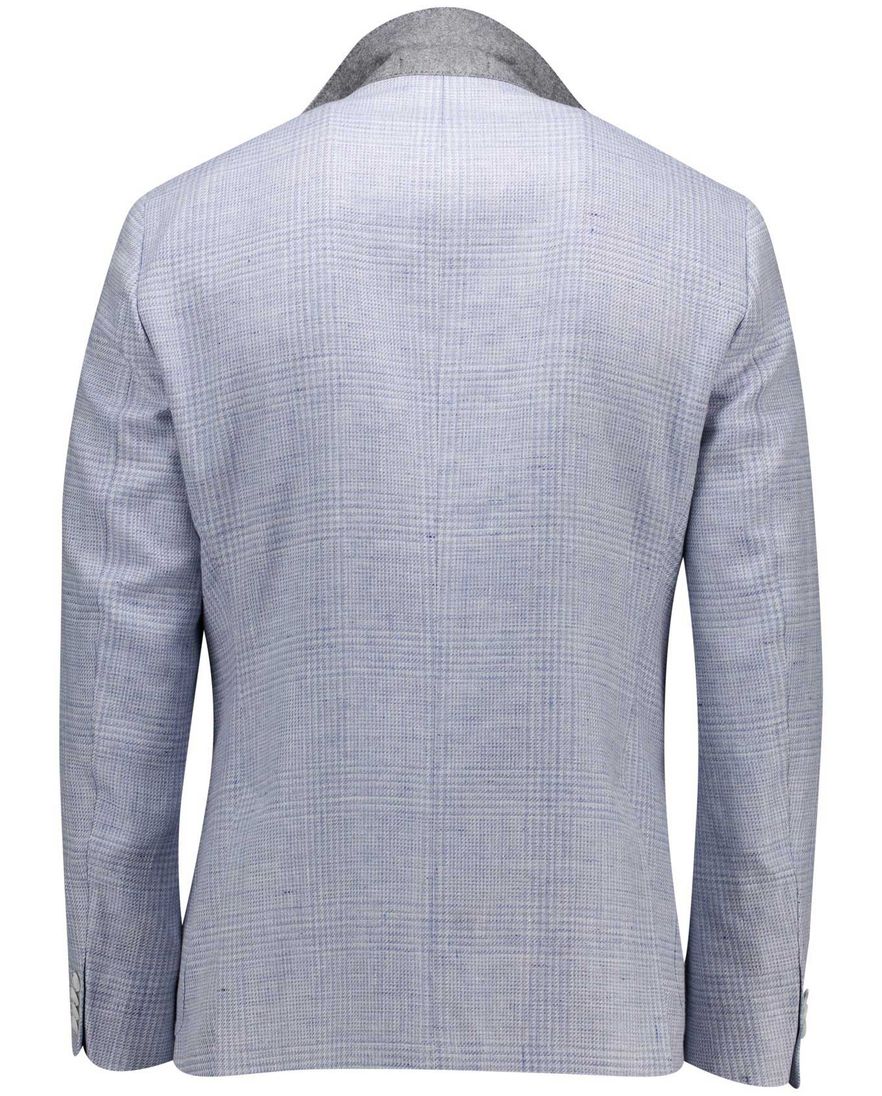 Dressler Colbert lichtblauw geruit