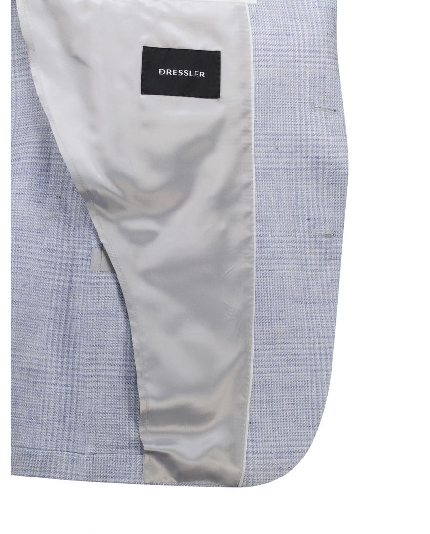 Dressler Colbert lichtblauw geruit