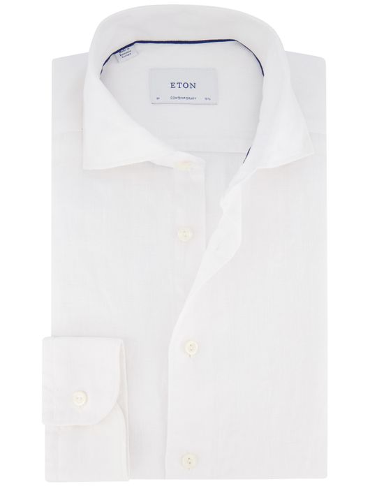 Eton overhemd Contamporary wit linnen