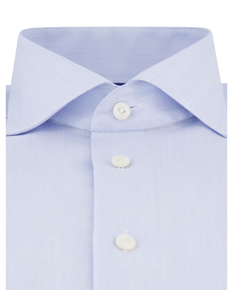 Eton overhemd lichtblauw katoen