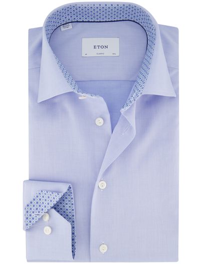 Eton business overhemd Eton Classic Fit lichtblauw
