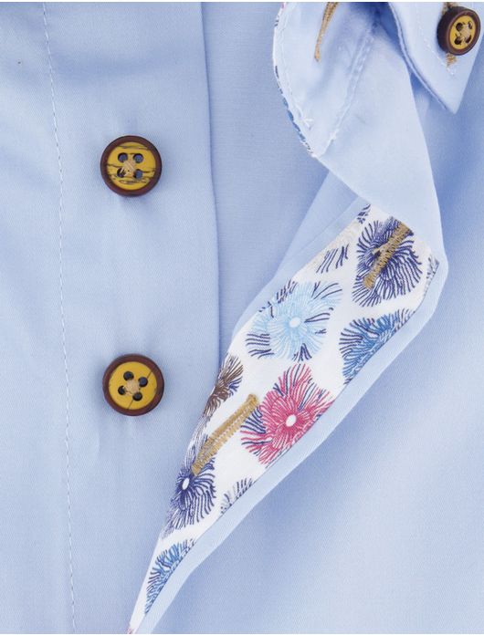 Portofino overhemd lichtblauw regular fit