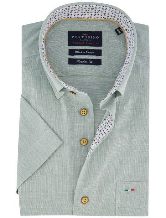 Portofino overhemd Regular Fit groen