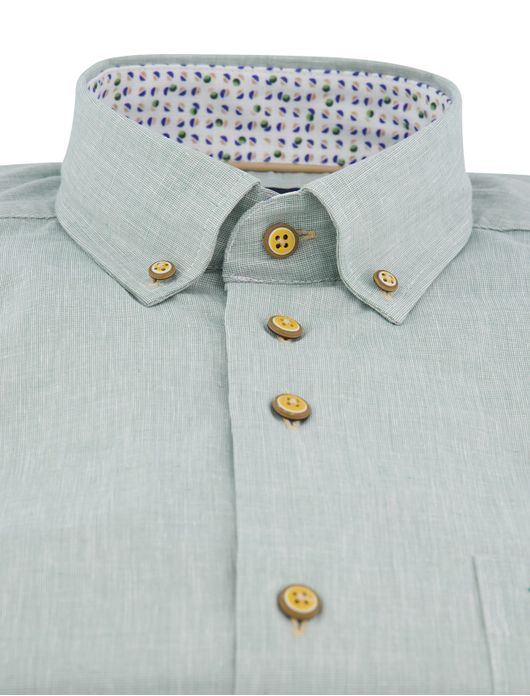 Portofino overhemd Regular Fit groen