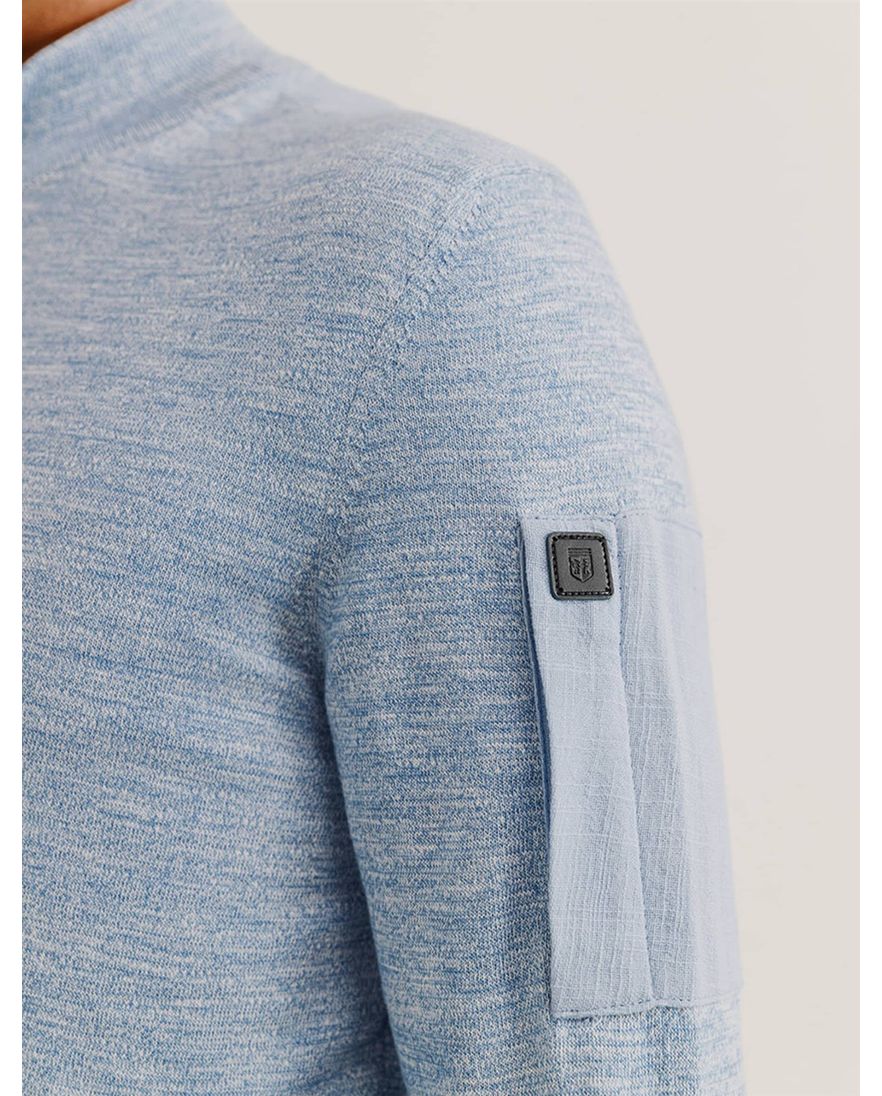 State of Art vest lichtblauw gemêleerd