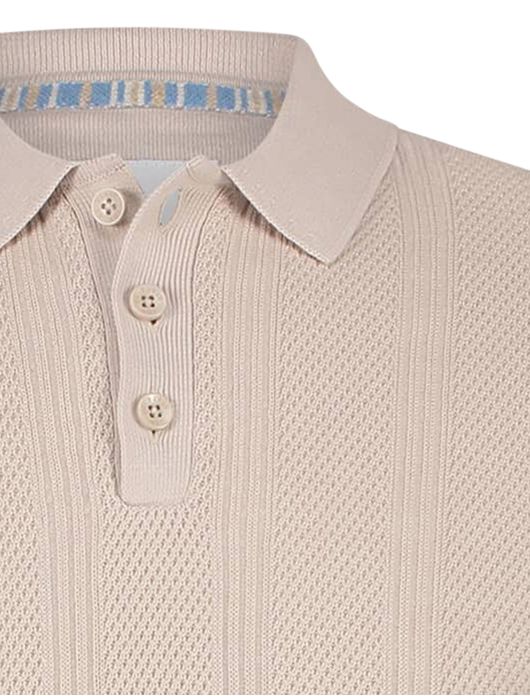State of Art polo beige structuur