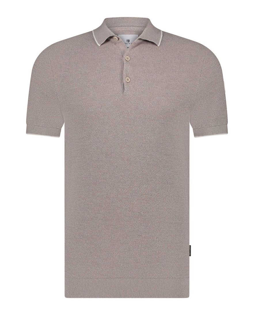State of Art regular fit polo beige