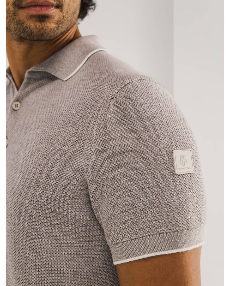 State of Art regular fit polo beige