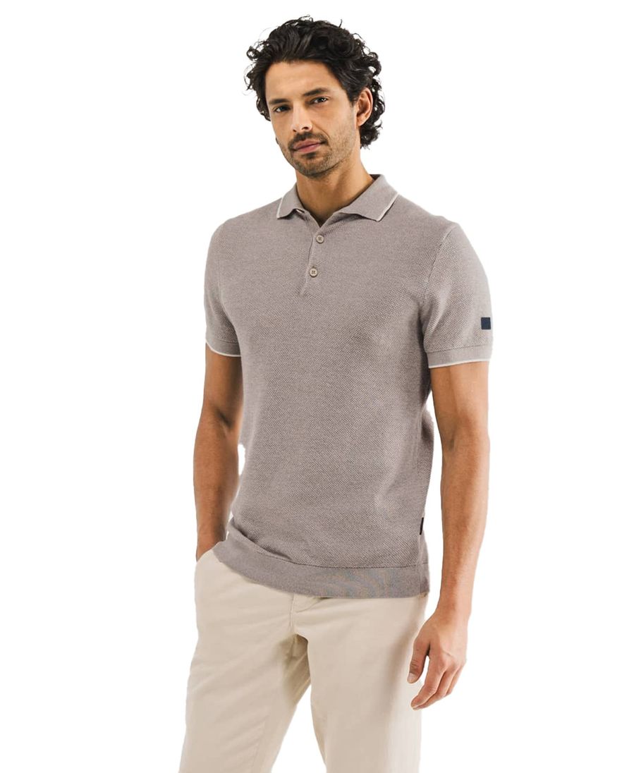 State of Art regular fit polo beige