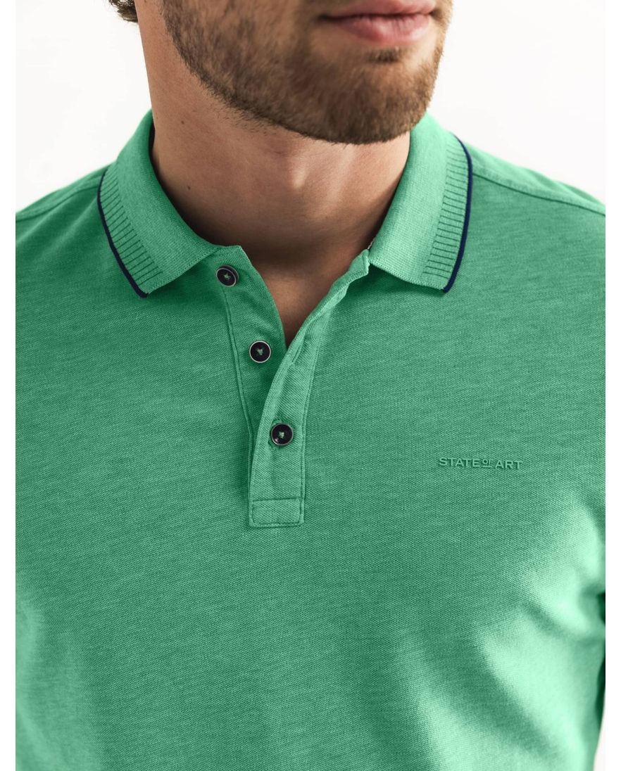 State of Art poloshirt pique groen