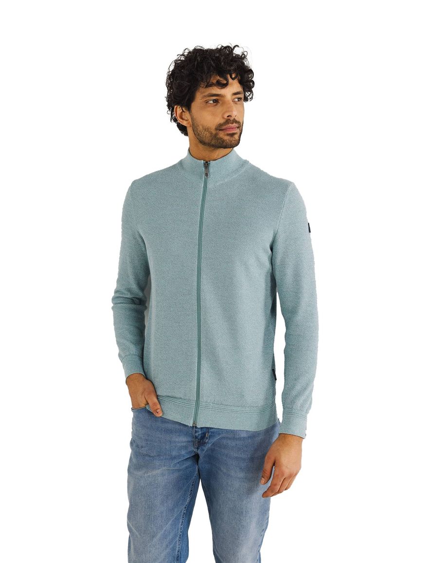 State of Art vest lichtblauw structuur