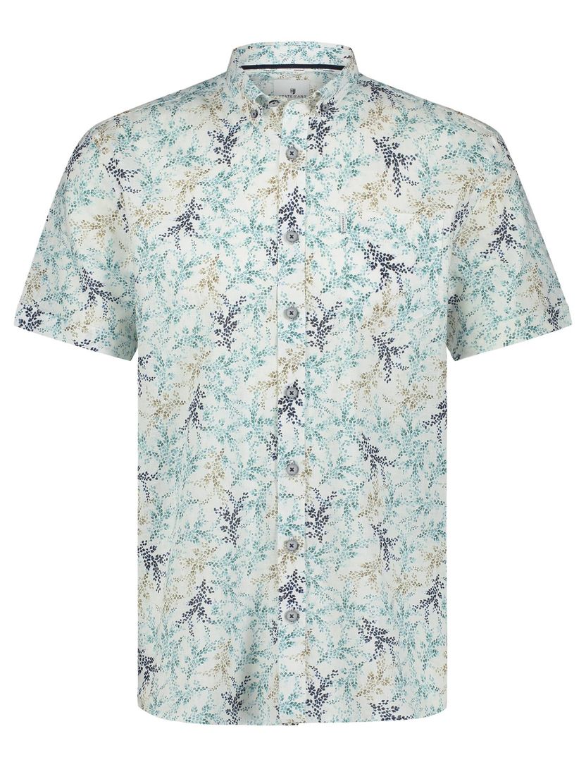 State of Art overhemd groen linnen