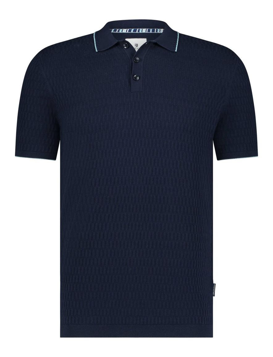 State of Art poloshirt donkerblauw